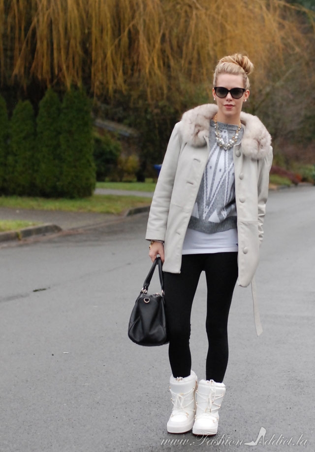 snow boots outfit